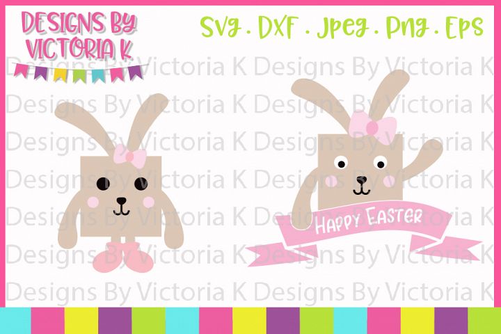 Download Easter, Box Bunnies, SVG, DXF, PNG (63534) | SVGs | Design ...