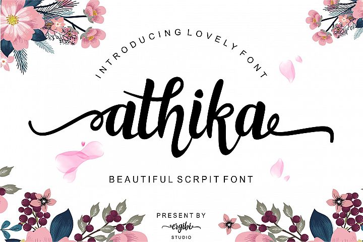 Athika Lovely Font