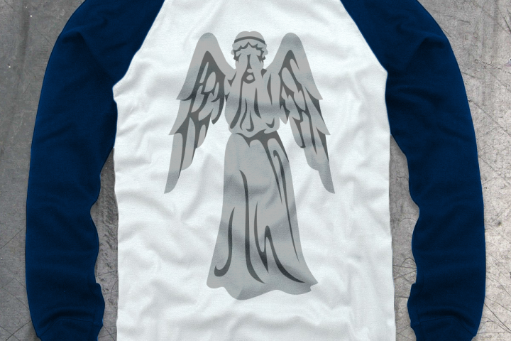 Download Crying Angel Statue SVG File Cutting Template (87939 ...