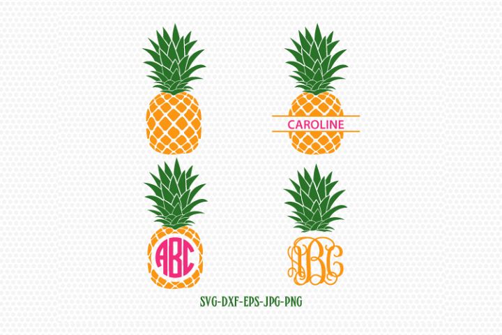 Download Pineapple Svg Pineapple Monogram Frames Svg Pineapple ...
