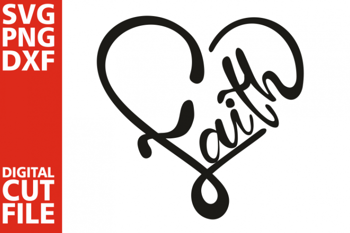 Download Faith Heart svg, Christian svg, Bible svg, Jesus, sunflower