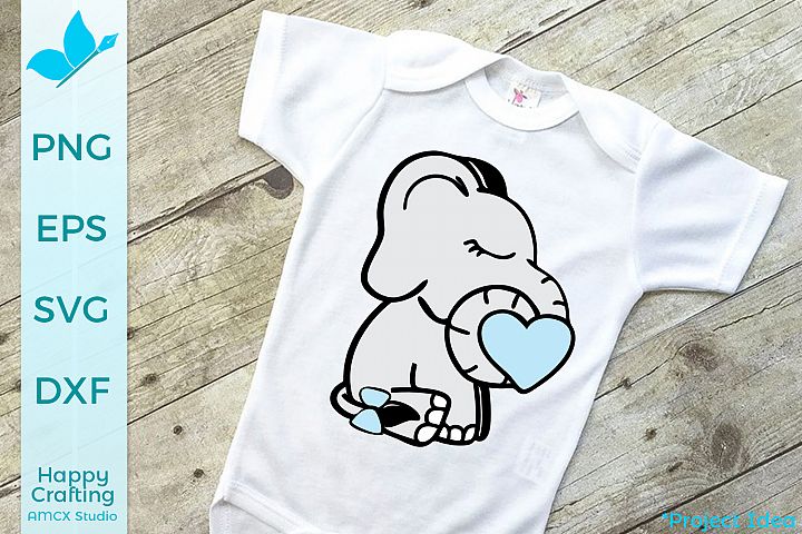 Download Baby Elephant SVG Files - An adorable baby file (250182 ...