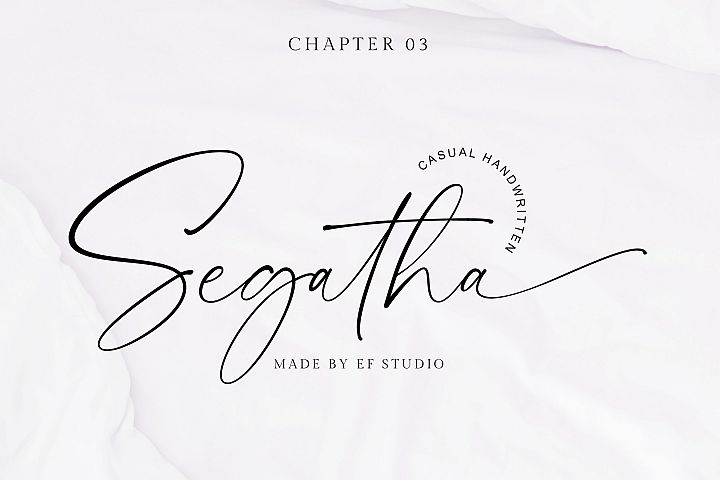 Segatha | Casual Handwritten Font
