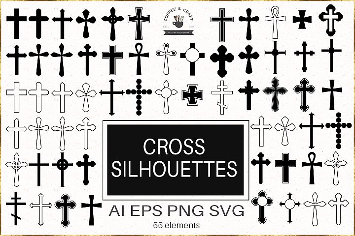 Cross silhouettes