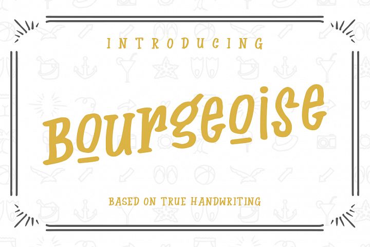 Bourgeoise - Free Font of The Week