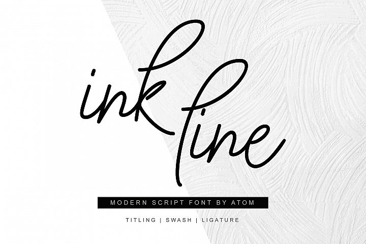 Ink Line | Modern Script Font