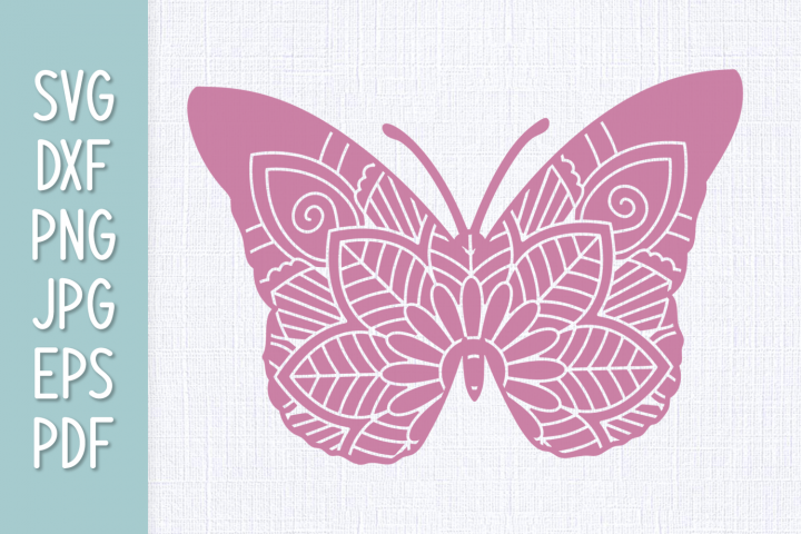 Download Butterfly Mandala SVG
