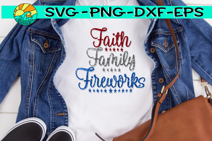 Faith - Family - Freedom -- Glitter - PNG - SVG - EPS - DXF (278505