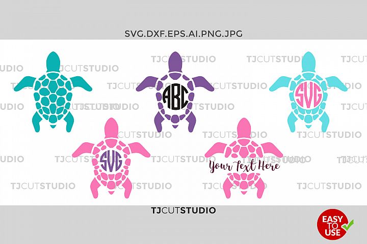 Download Sea Turtle Monogram SVG, Sea Turtle SVG,Sea Turtle SVG, Sea Turtle Silhouettes Sea Turtle ...