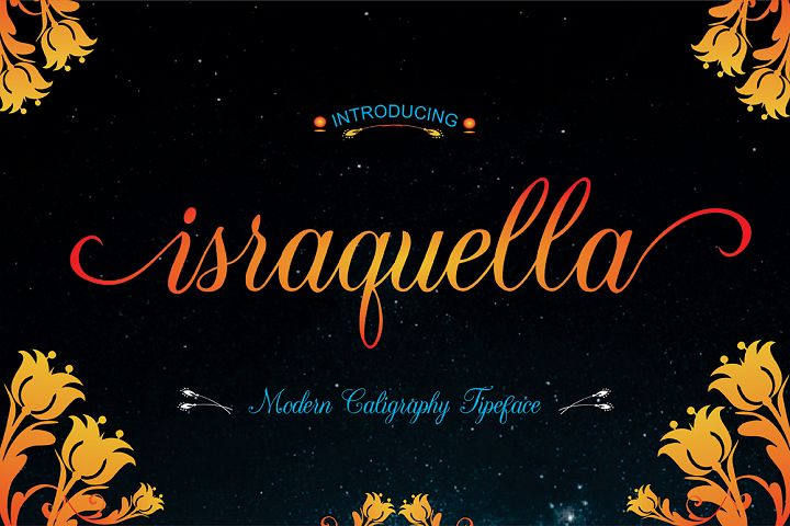 Israquella Script - Free Font of The Week