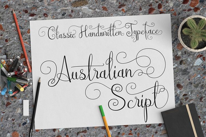Australian Script - Free Font of The Week
