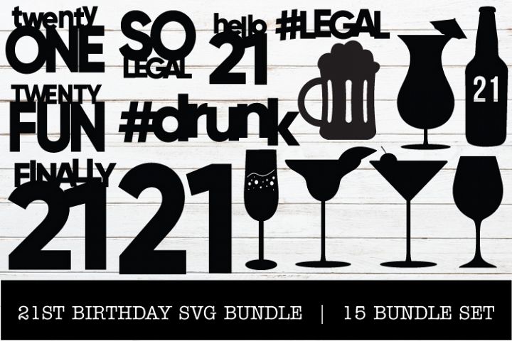 Download 21ST BIRTHDAY SVG BUNDLE