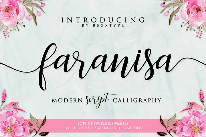 Faranisa Script - Free Font of The Week