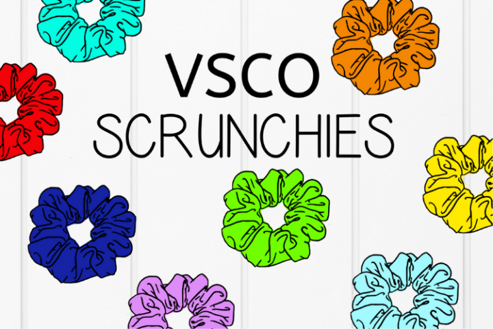 Download VSCO Girl Scrunchie Pack (412551) | Elements | Design Bundles