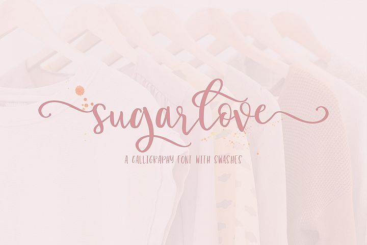 Sugarlove Bounce Calligraphy Font