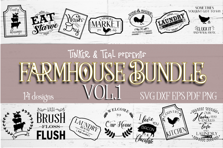 Farmhouse SVG bundle - farmhouse cut files (77961) | SVGs ...