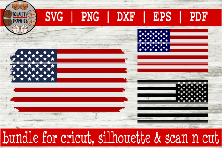 United States Flag Bundle SVG | DXF | EPS | PDF