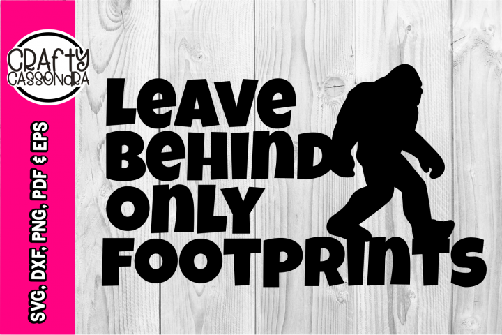 Bigfoot svg - bigfoot silhouette - Sasquatch - Leave behind (312778