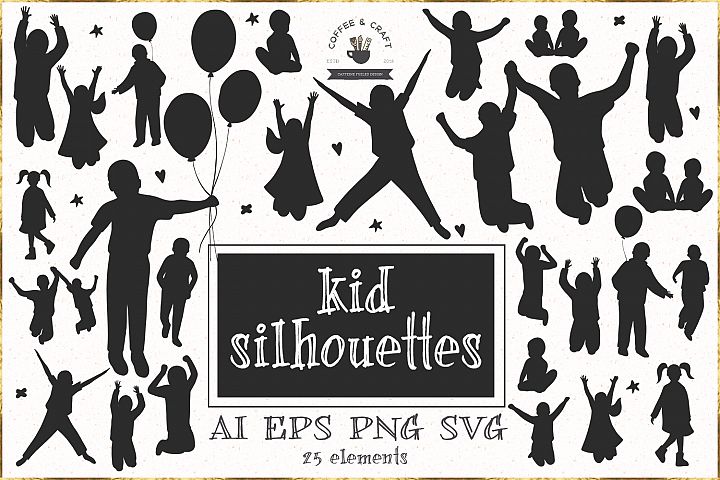 Kid silhouettes