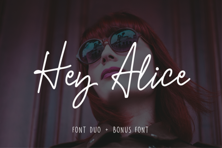 Hey Alice Font Duo - Free Font of The Week