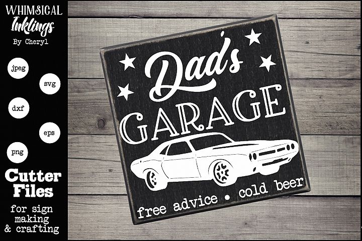 Download Dads Garage- Challenger SVG (258987) | SVGs | Design Bundles