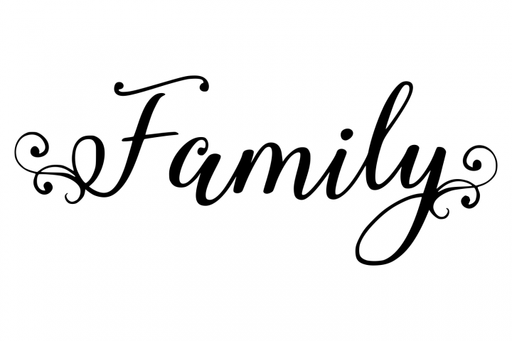 Free Free 119 Word Fancy Writing Family Svg SVG PNG EPS DXF File