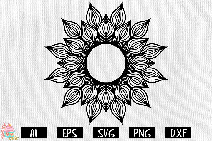 Download Sunflower Mandala SVG - Mandala Cut Files (535547) | SVGs ...