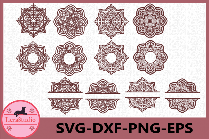 Download Mandala svg, Mandala Monogram, Mandala Circle Monogram svg