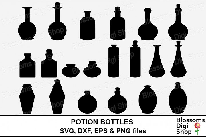  Potion  Bottles  107440 Cut Files Design  Bundles