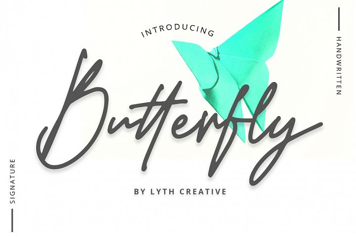 Butterfly Font