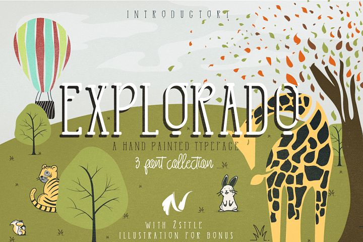 Explorado Typeface  - Free Font of The Week