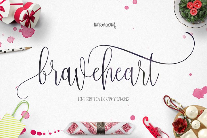 BraveHeart - Free Font of The Week