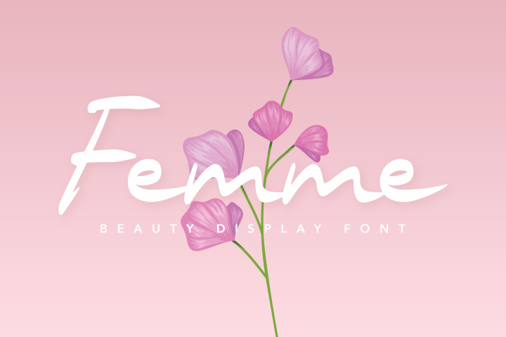 Femme Beauty Display Font