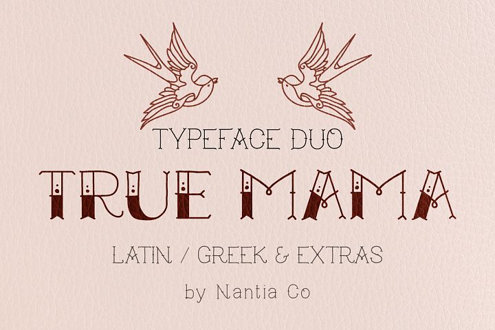 True Mama | Typeface Duo - Free Font of The Week