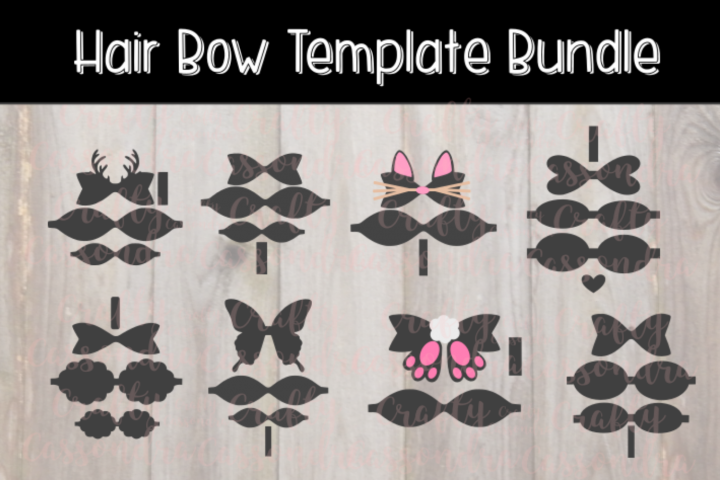 Download Hair bow template bundle #1 - diy hair bows - svg for bows ...