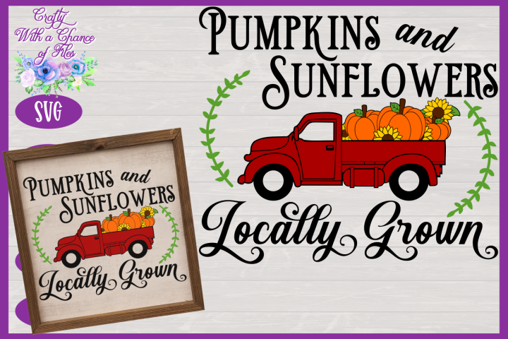 Free Free 301 Pumpkin And Sunflower Svg SVG PNG EPS DXF File