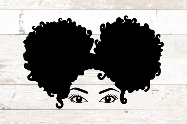 Black History African American - Black Woman Afro Puffs svg