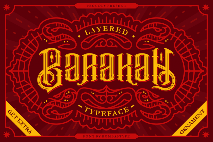 Barakah Typeface  Extras