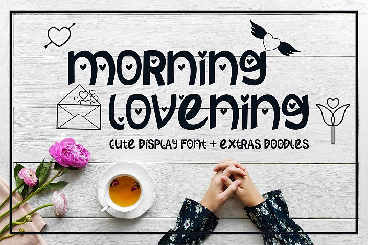 Morning Lovening | Cute Display Font