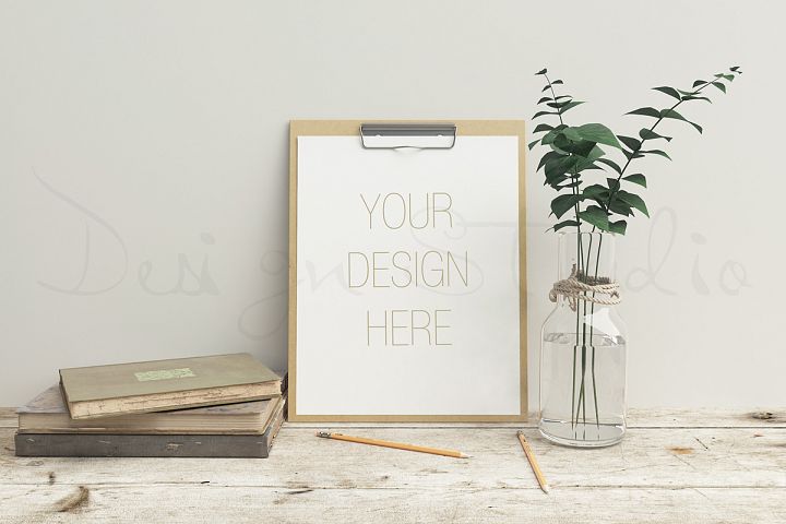 Download Stationery mockup, Smart object PSD file , wooden desk mockup, 8x10 art template (12754) | Mock ...