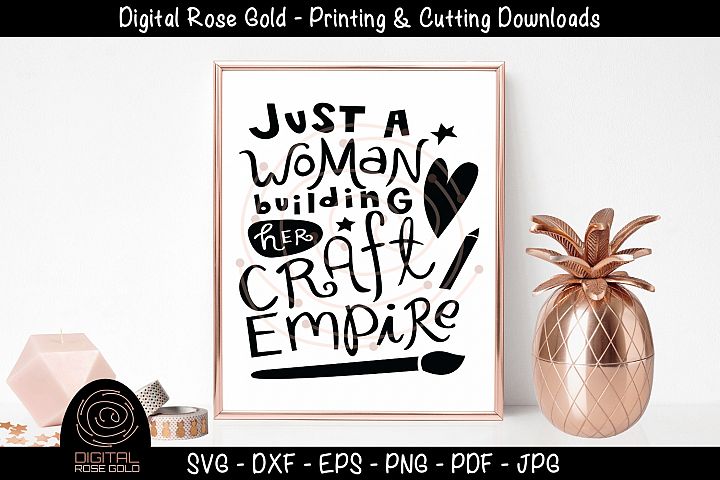 Craft Empire Design - Crafting SVG, Arts & Crafts Room SVG example 