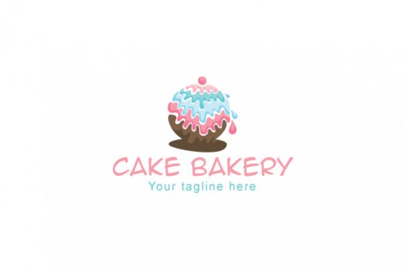 Cake Bakery Confectionary Store Stock Logo Design