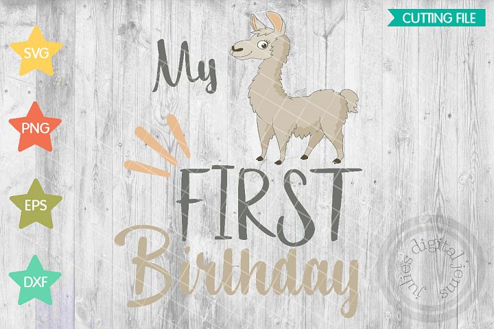 Download Llama birthday, Girl birthday, 1st Birthday SVG (129020 ...