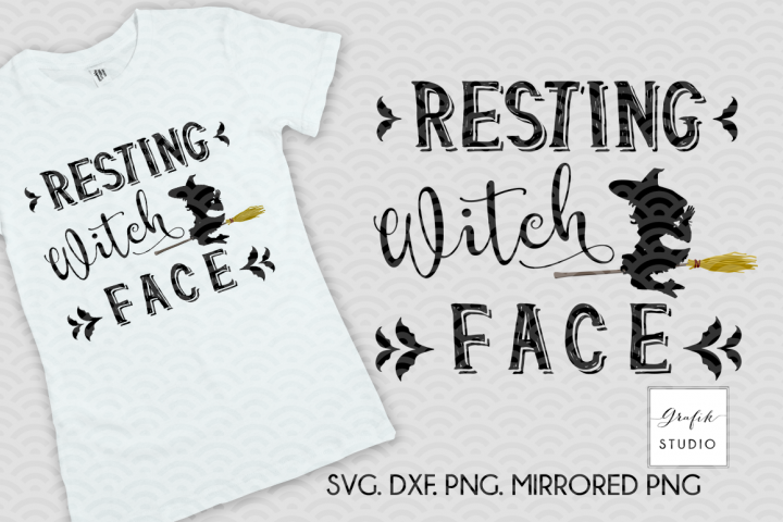 Free Svgs Download Resting Witch Face Halloween Svg Cut File Free Design Resources