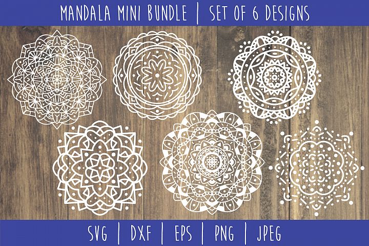 Download Free Svgs Download Mandala Mini Bundle Set Of 6 Svg Free Design Resources