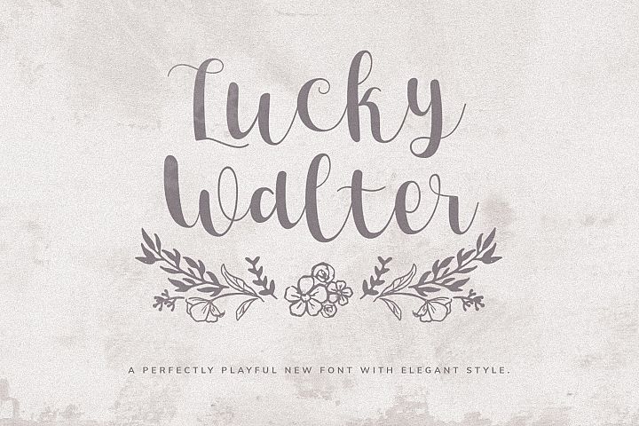 Lucky Walter - Elegant Style Font!