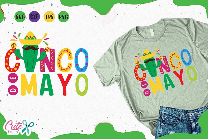 Download Cinco de mayo svg, mexican party cuts files for crafter ...