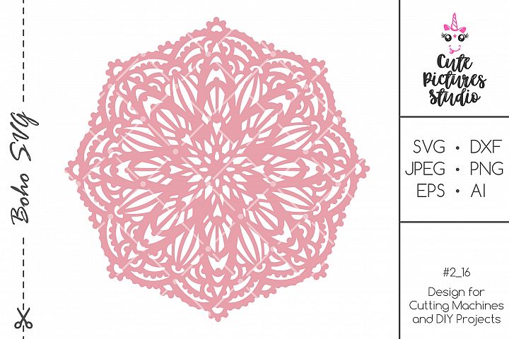 Download Mandala stencil SVG file, Mandala vinyl decal