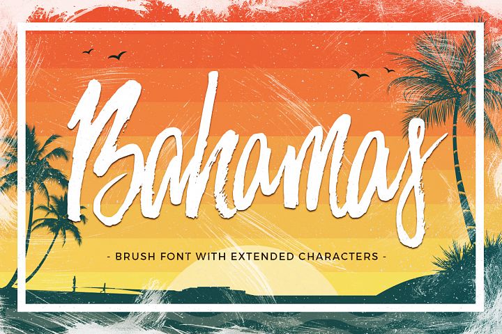 Bahamas Brush Font - Free Font of The Week