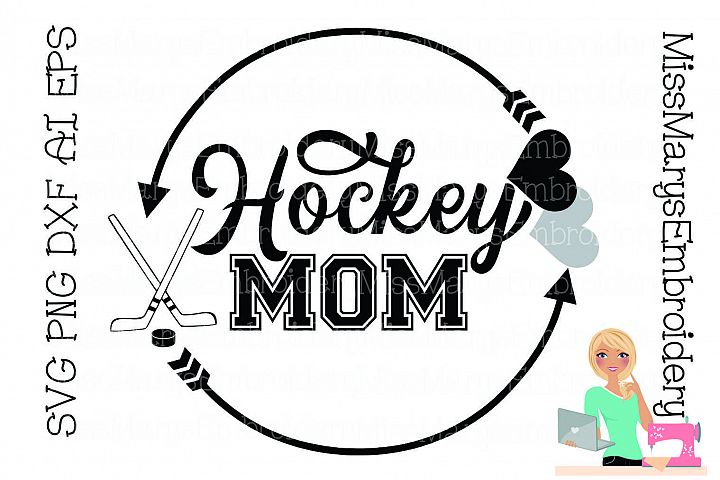 Download Hockey Mom SVG Cutting File PNG DXF AI EPS Hockey (177903 ...